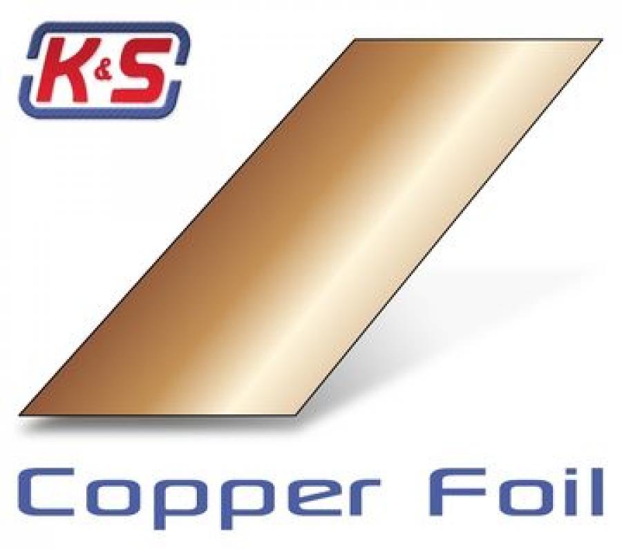 12" x 30" Copper Foil Sheet .005
