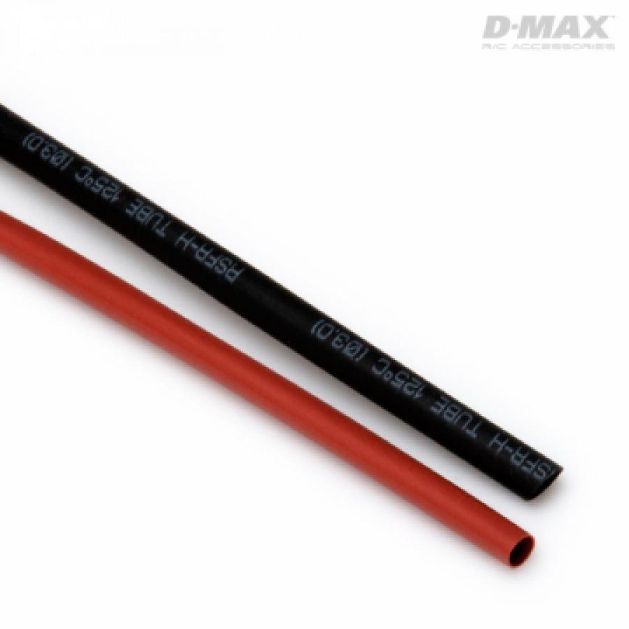 Heat Shrink Tube Red & Black D3/W4.5mm x 1m