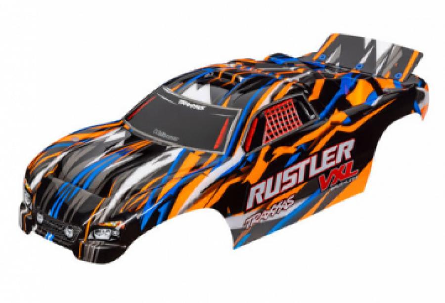 Traxxas Body Rustler VXL 2WD Orange Painted TRX3726T