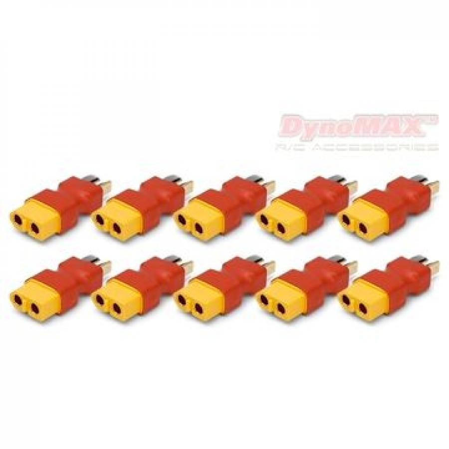 Adapter T-Plug Male - XT60 Female (10)* See B9840