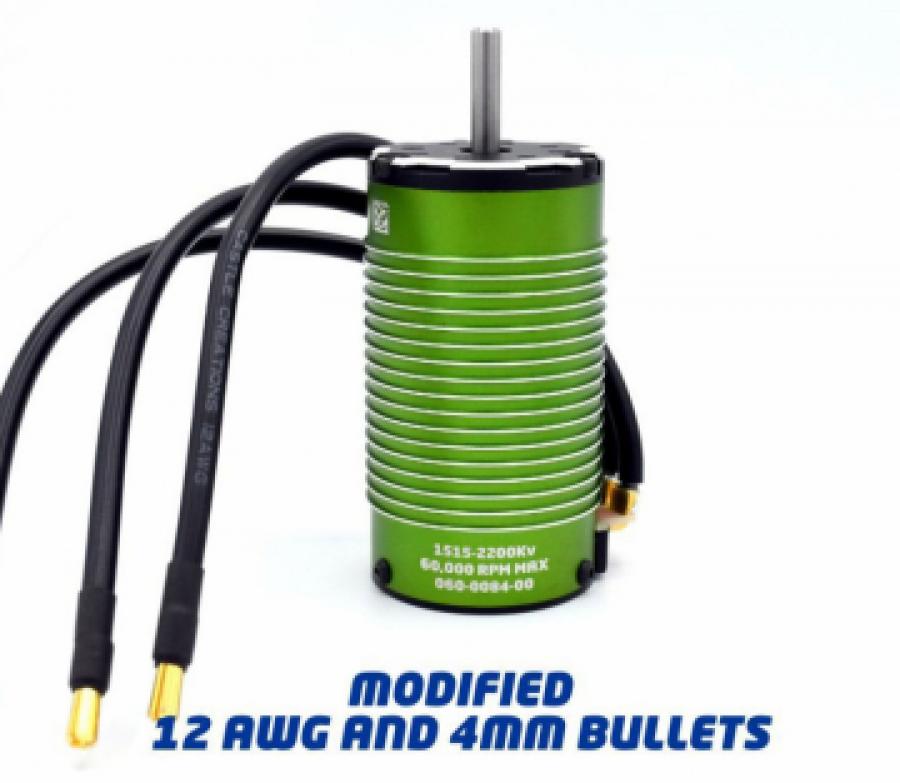 Motor Sensor Inrunner 4-Pole 1515-2200KV 4mm BULLETS