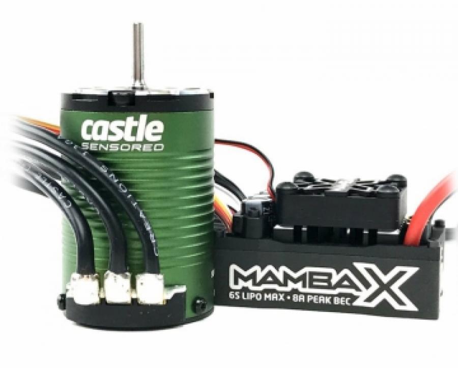 Mamba X SCT ESC Combo with 1410-3800KV Sensored Motor