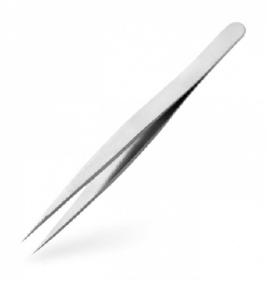 Sharp Point Tweezers - Stainless & 12cm long