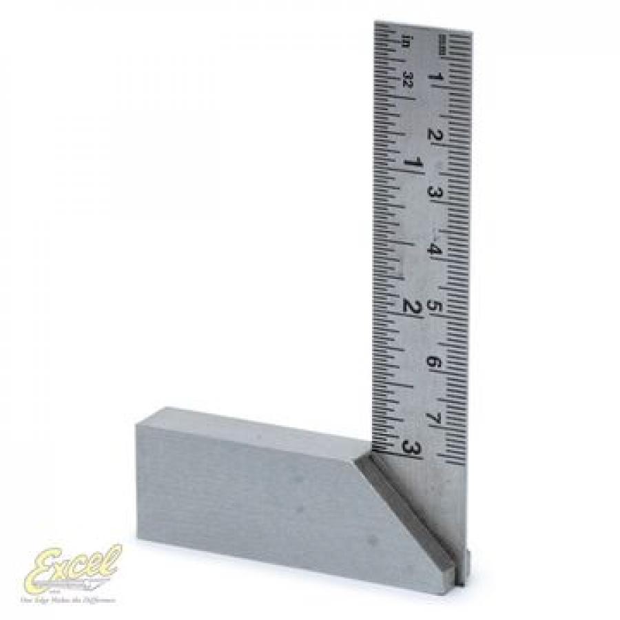 90-Degree Machine Steel Square 3'' (76mm)