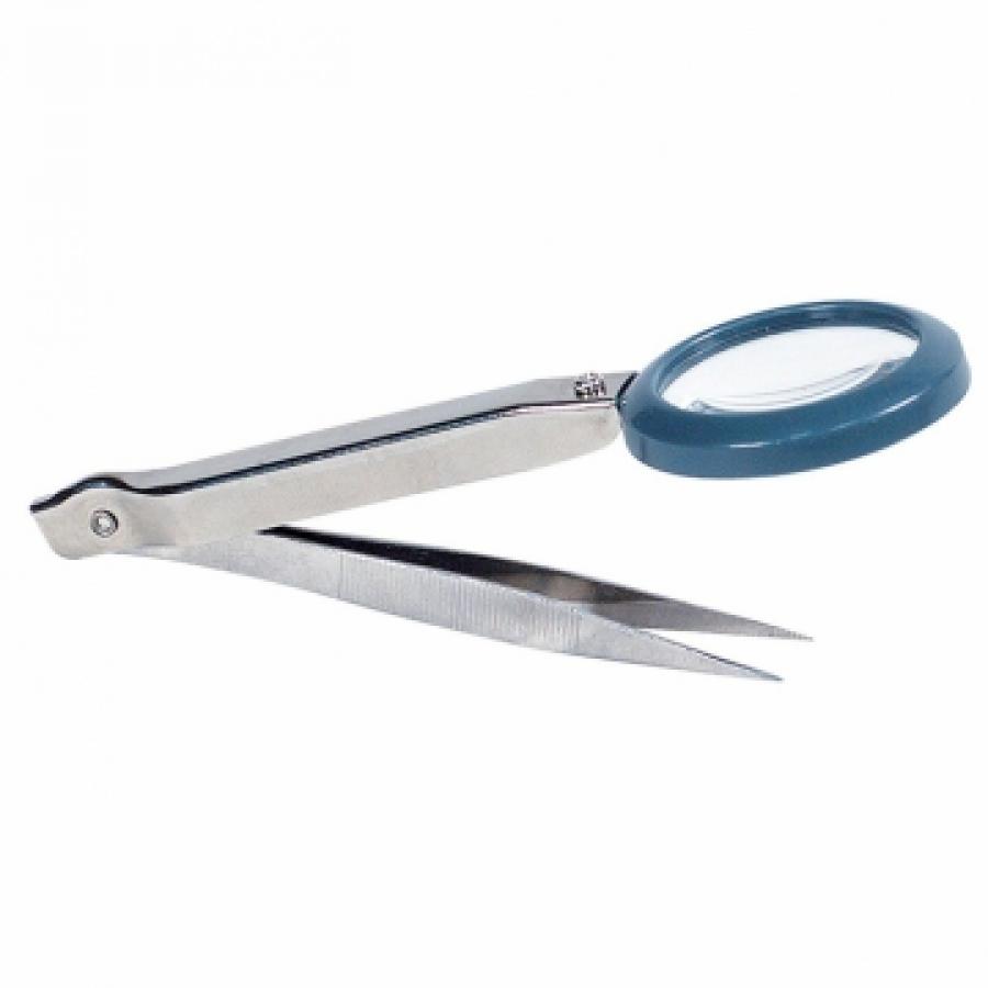 Tweezers 4.5 with Magnifyer