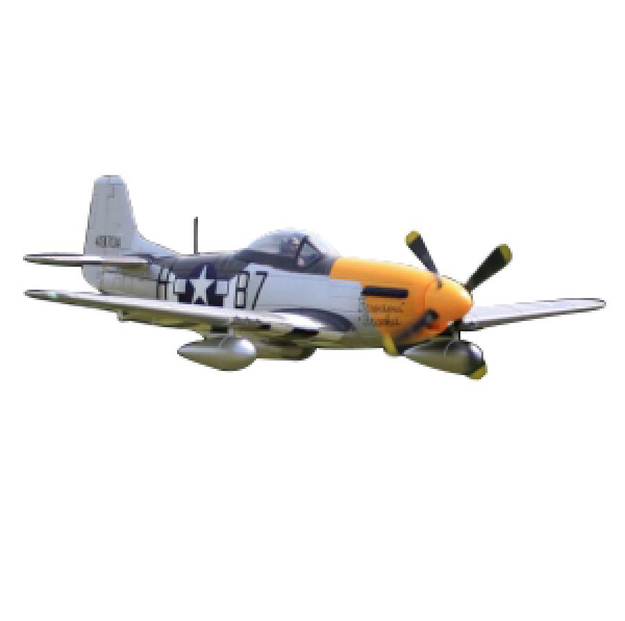 P-51D V8 PNP Ferocious Frankie 1440mm wingspan * Disc.