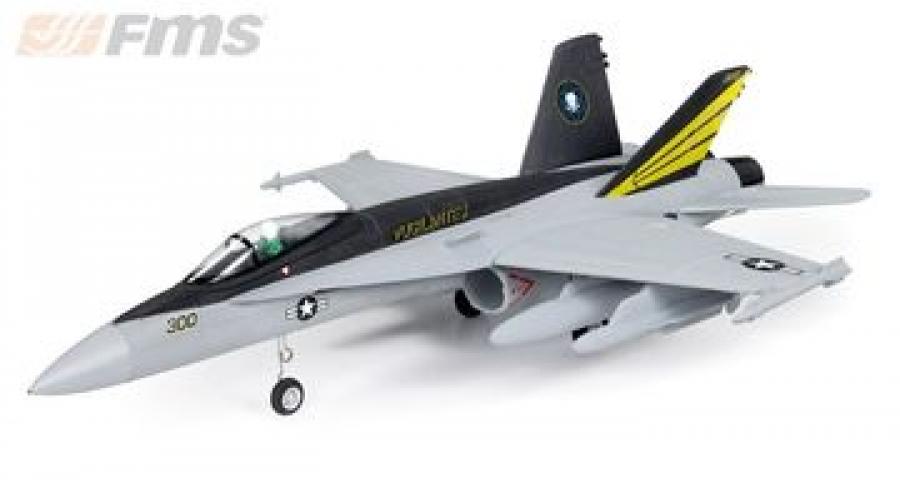 F-18 64mm Fan FMS PNP Grey DISC.