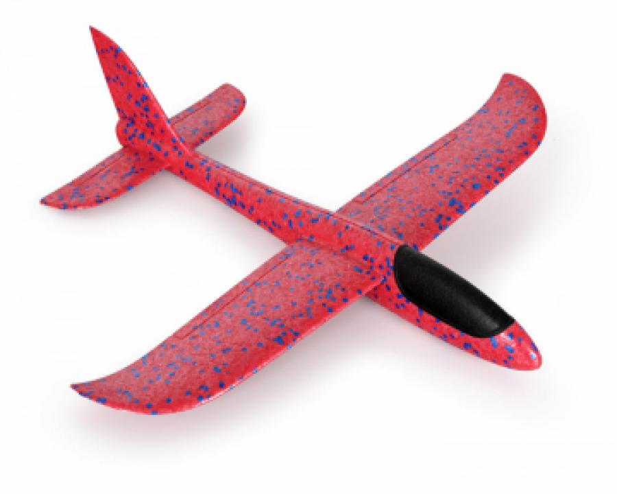 FMS Mini Fox V2 480mm lennokki, punainen