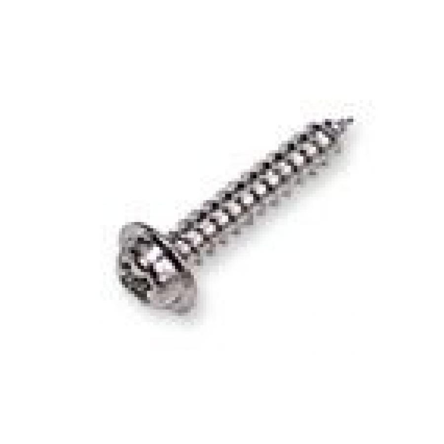 Servo retaining screw 2.1x12 mm with flange - 10pcs