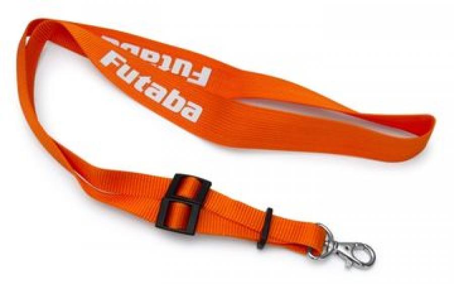 Neck strap Orange  1-point Orange/white