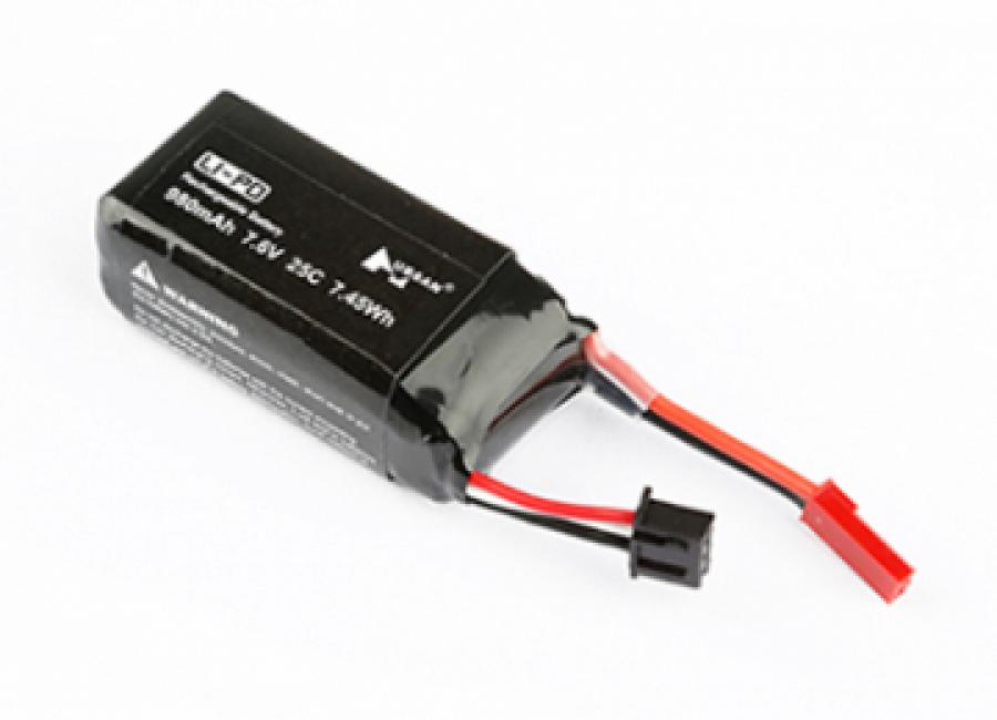 Li-Po Battery 2S 7,6V  980mAh 25C JST-RCY (BEC) H123D