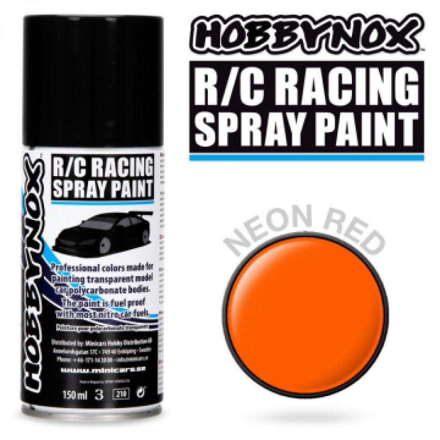 Neon Red R/C Racing Car Spray Paint 150 ml