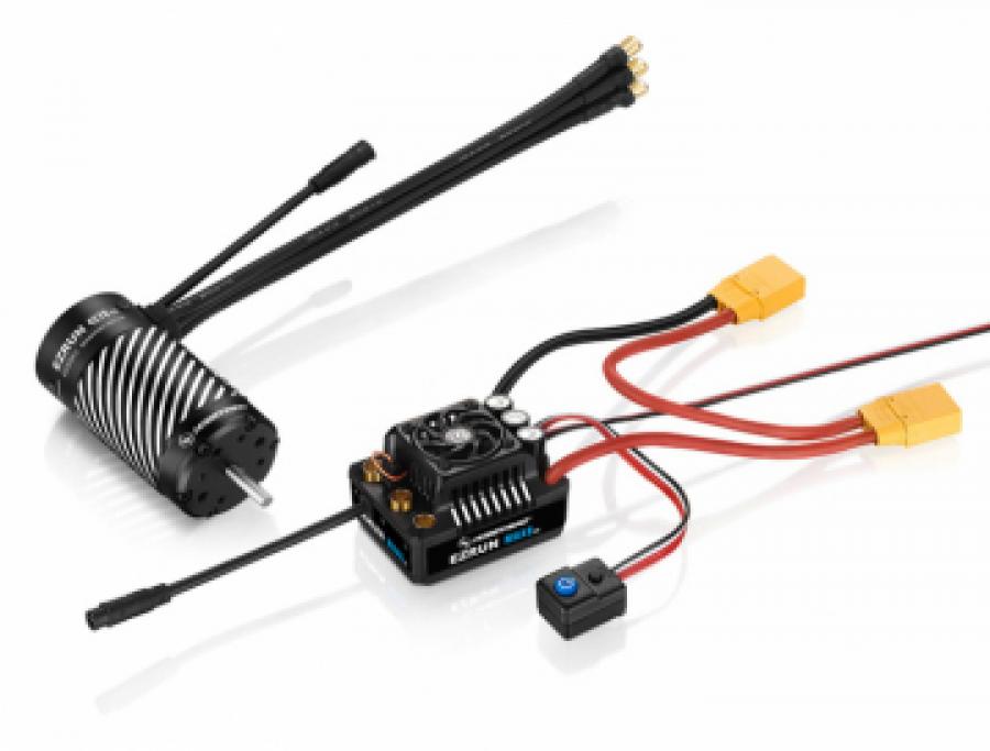 EzRun Combo MAX8 G2 SD - 4278SD 2250kV Sensor 3-6S 1/8 XT90-Connector