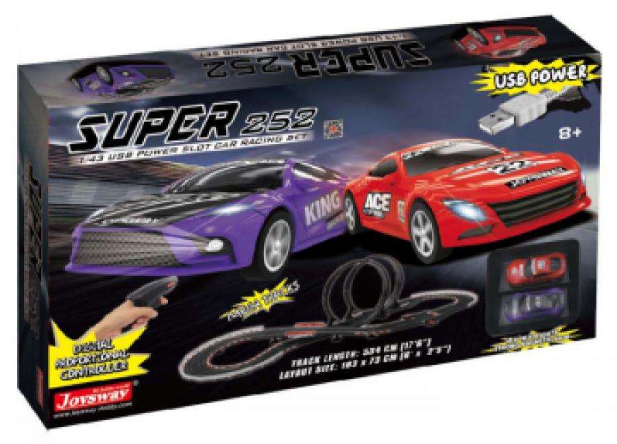 Slot Racing Track 252 Scale 1/43 USB 534cm