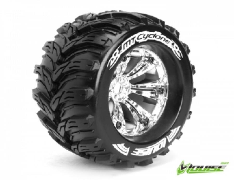 Tire & Wheel MT-CYCLONE 3,8" Chrome 1/2-Offset (2)