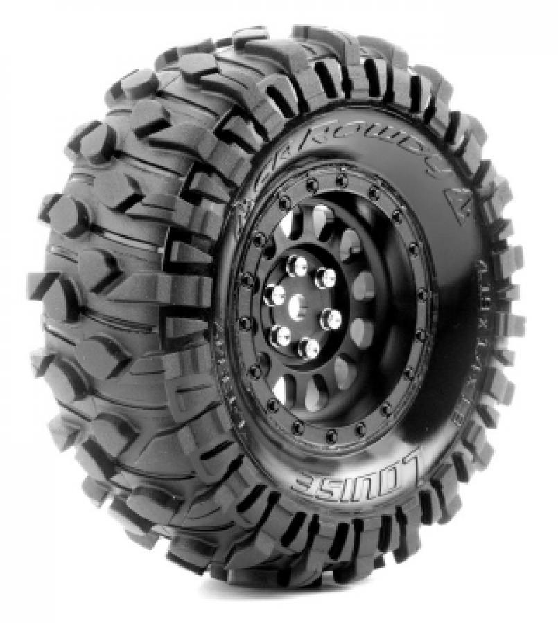 Tire & Wheel CR-ROWDY 1.9" Class 1 Black (2)