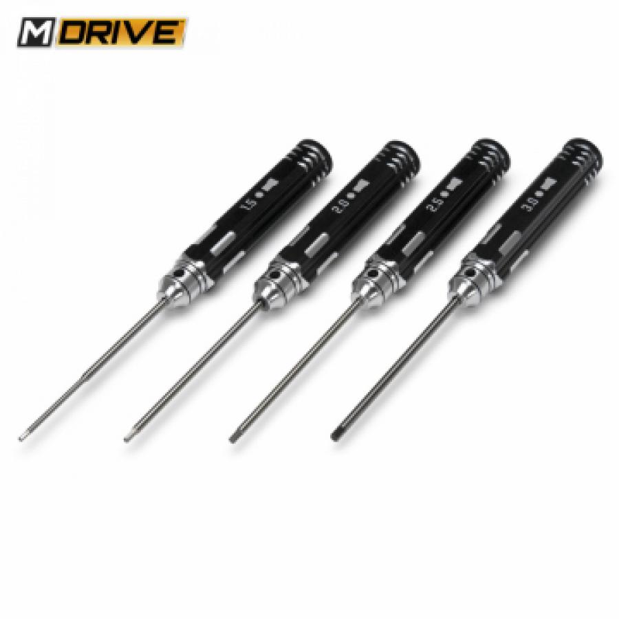 Allen Wrench Straight Hex Tool Set - 1.5, 2, 2.5 & 3mm