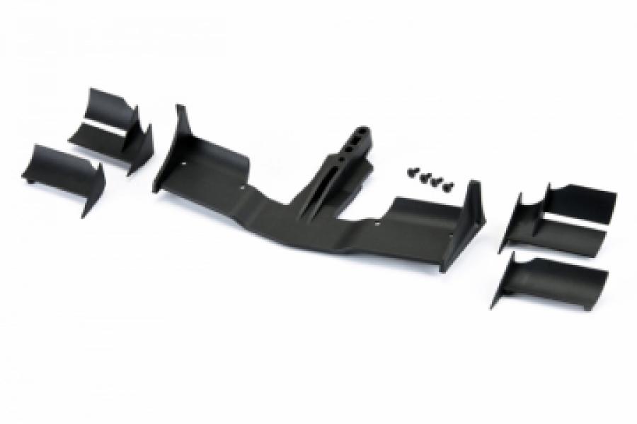 F1 V2 Front Wing Black for 1:10 Formula 1