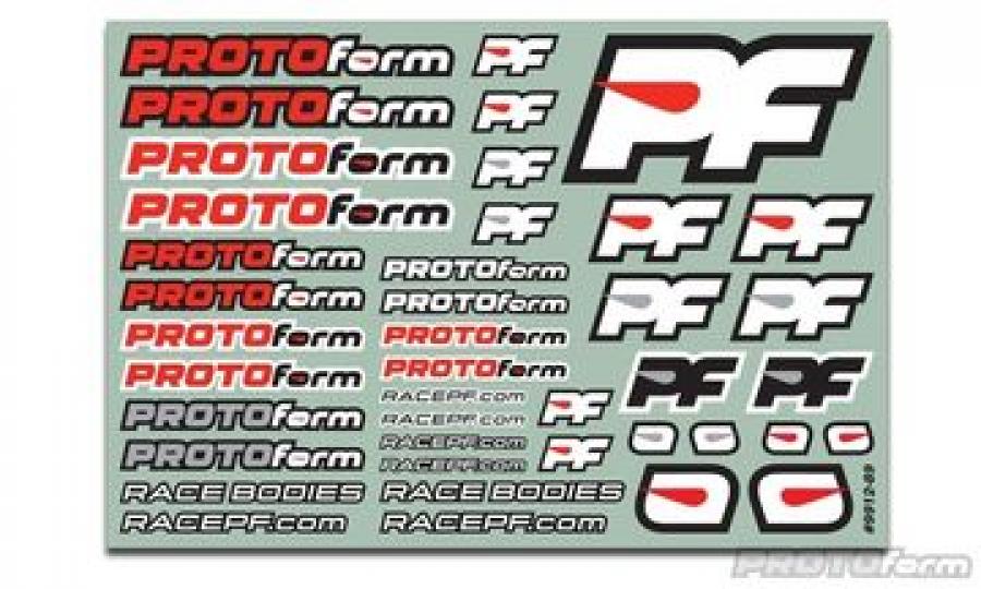 PROTOform Team Decals