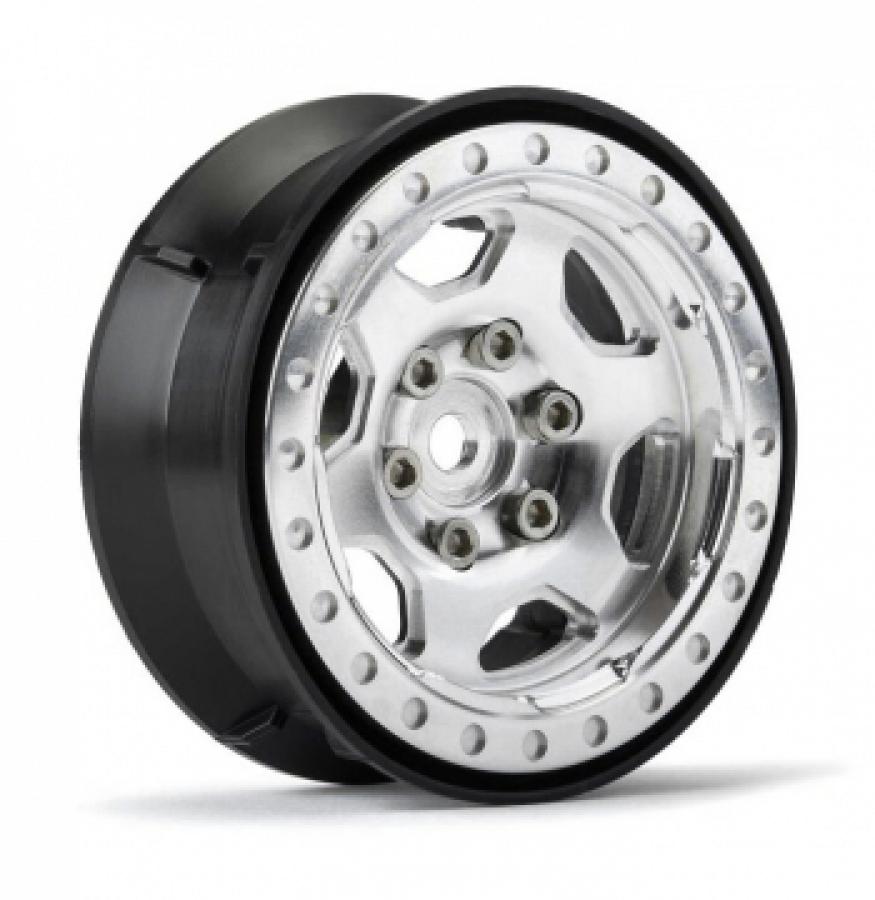 Crestline 1.9" Aluminum Composite Internal Bead-Loc 12mm Wheels (2) for Crawlers F/R