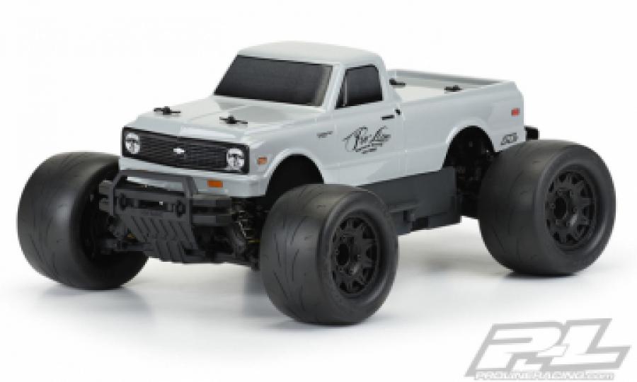 1972 Chevy® C-10T Tough-Color (Stone Gray) Body for Stampede®