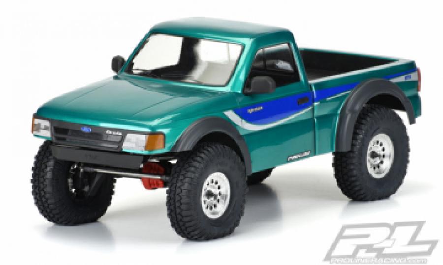 1993 Ford Ranger Clear Body Set 12.3" (313mm) WB Crawler