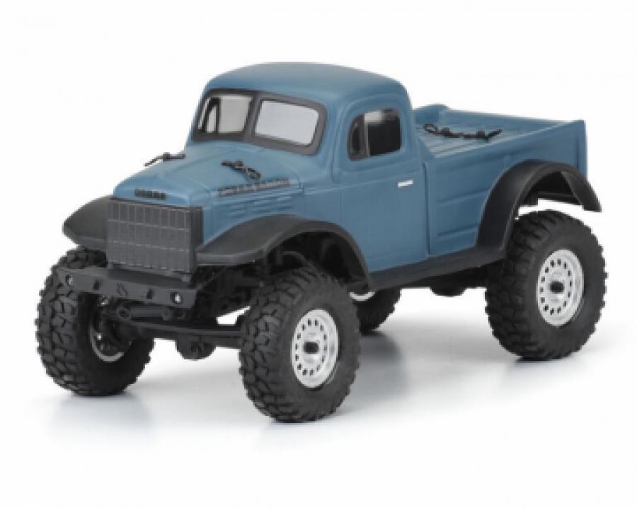 1946 Dodge Power Wagon Clear Body for SCX24 JLU