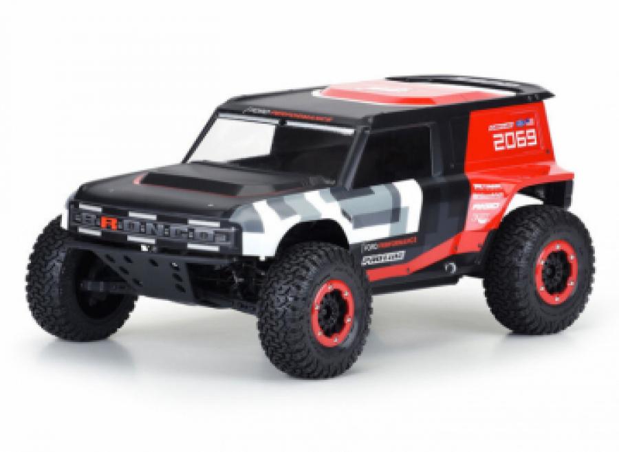 Ford® Bronco R Clear Body for Slash 2wd and Slash 4x4 (with extended body mounts)