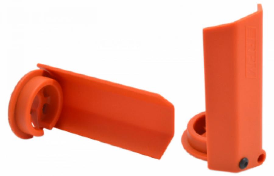 Shock Shaft Guards for the Traxxas X-Maxx - Orange