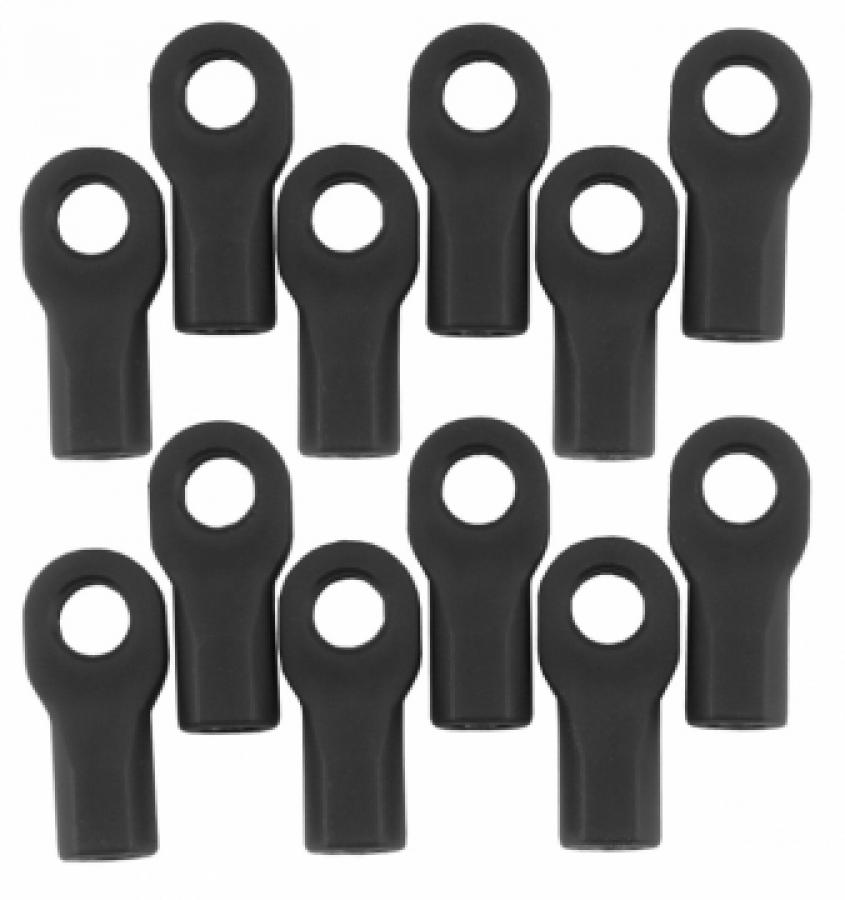 Traxxas Short Rod Ends - Black