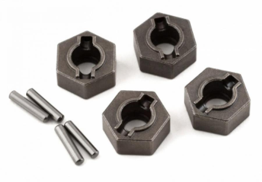 Traxxas Wheel Hubs 12mm Hex Steel HD (4) (for Uppgradering #9080, 6mm Axle) TRX9069