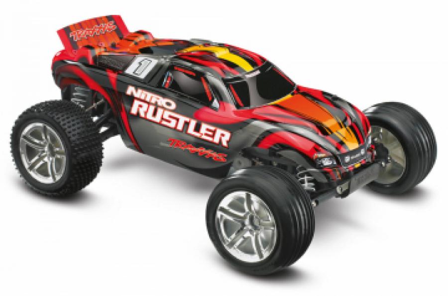 Nitro Rustler TRX2.5 RTR TQi TSM Red