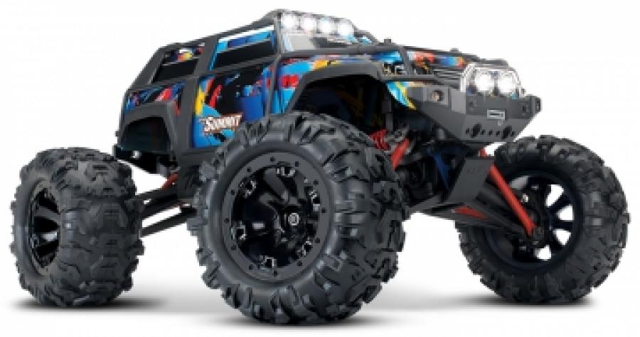 Traxxas Summit 1/16 4WD RTR Monsteri RC-auto + akku ja laturi TRX72054-1