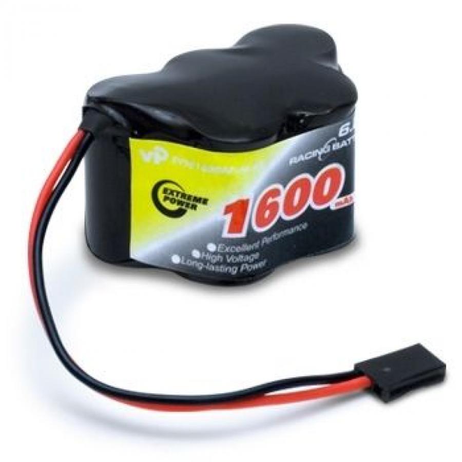 Receiver battery NiMH 6,0V 1600mAh Hump