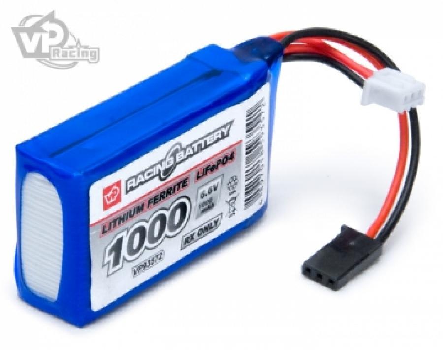 Receiver Battery Li-Fe 6,6V 1000mAh Cube