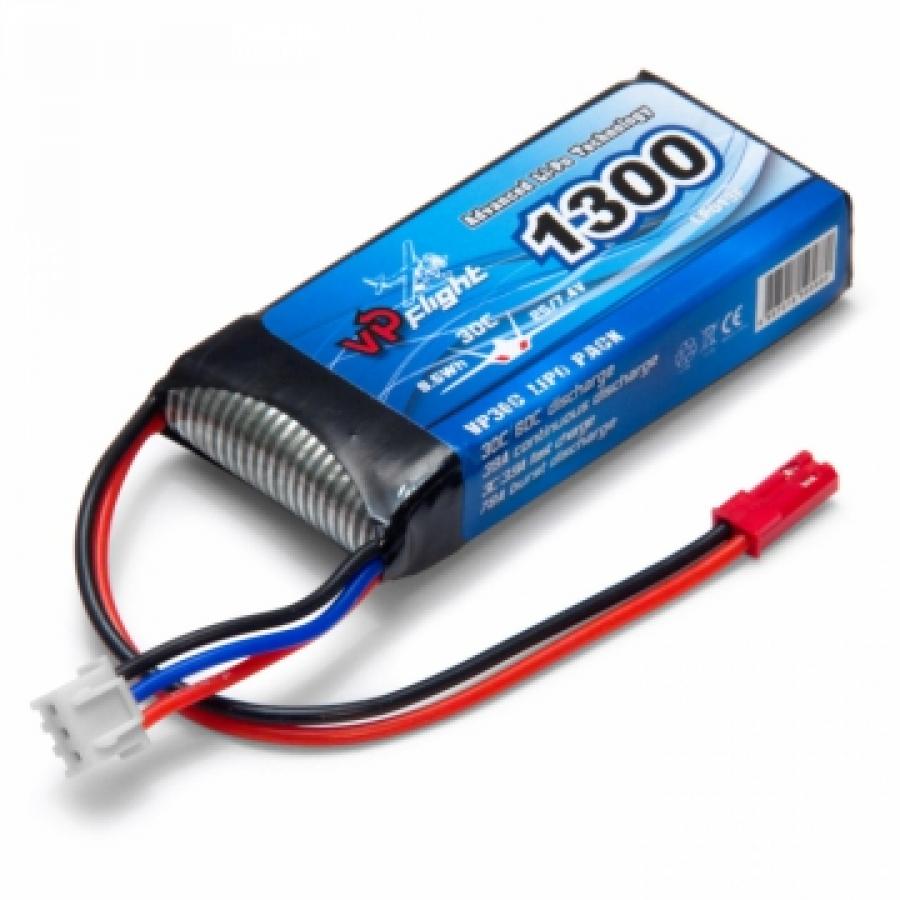 Li-Po Akku 2S 7,4V 1300mAh 30C JST-RCY (BEC)