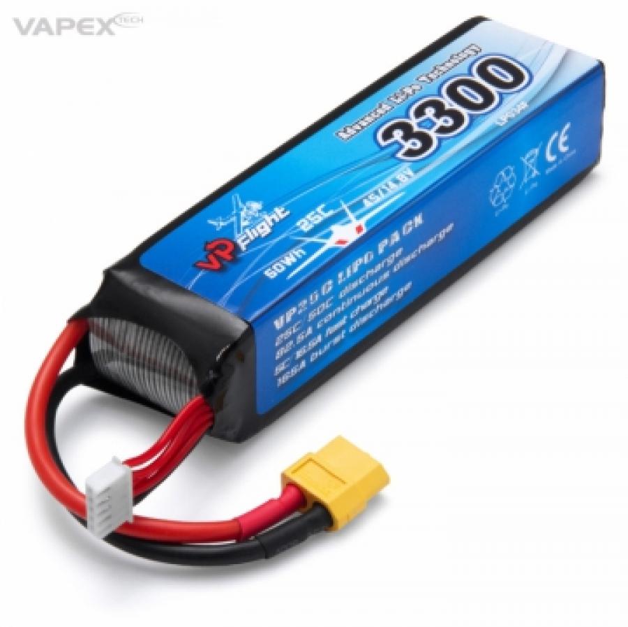 Li-Po Akku 4S 14,8V 3300mAh 25C XT60-liitin