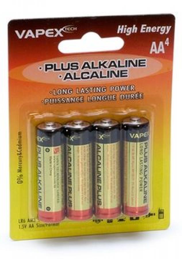 Plus Alkaline batteries AA 4pc