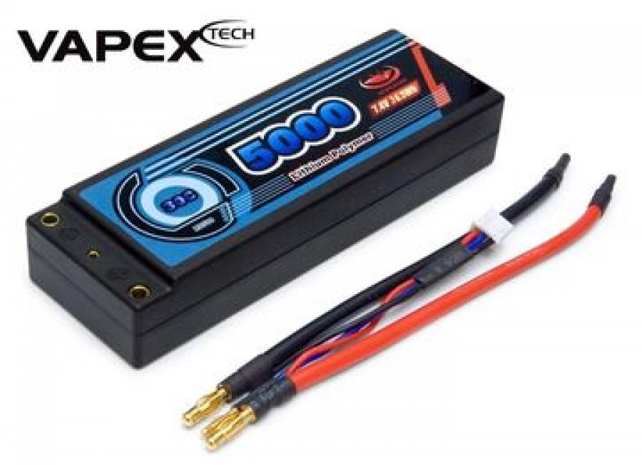 Li-Po 7,4v 5000mAh 30C Hard w/o connector