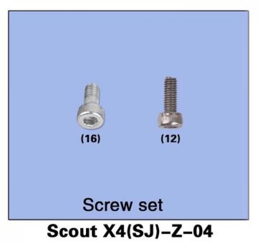 Screw set ScoutX4(SJ)-Z-02