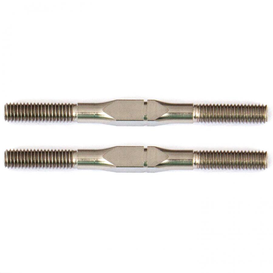 Associated Ft Titanium Turnbuckles 3X38Mm Silver (2)