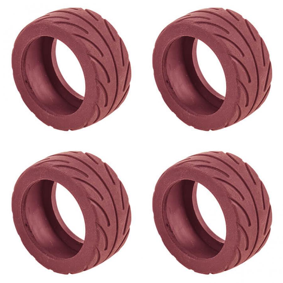 Team Associated Nano Sport Radial Tyres Red (4)