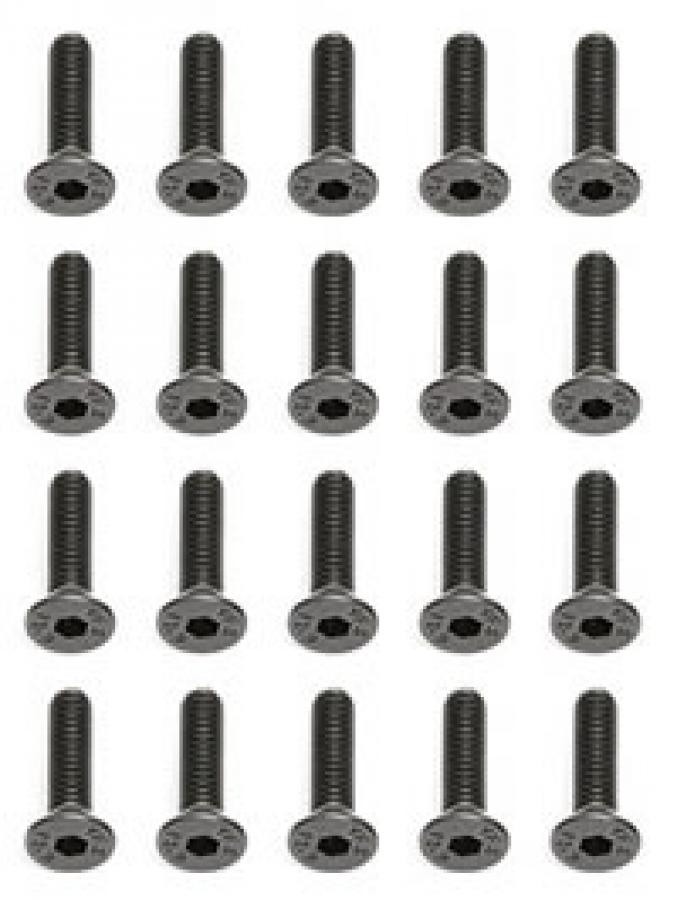 Team Associated M3 X 12 Flat Head Hex Screws