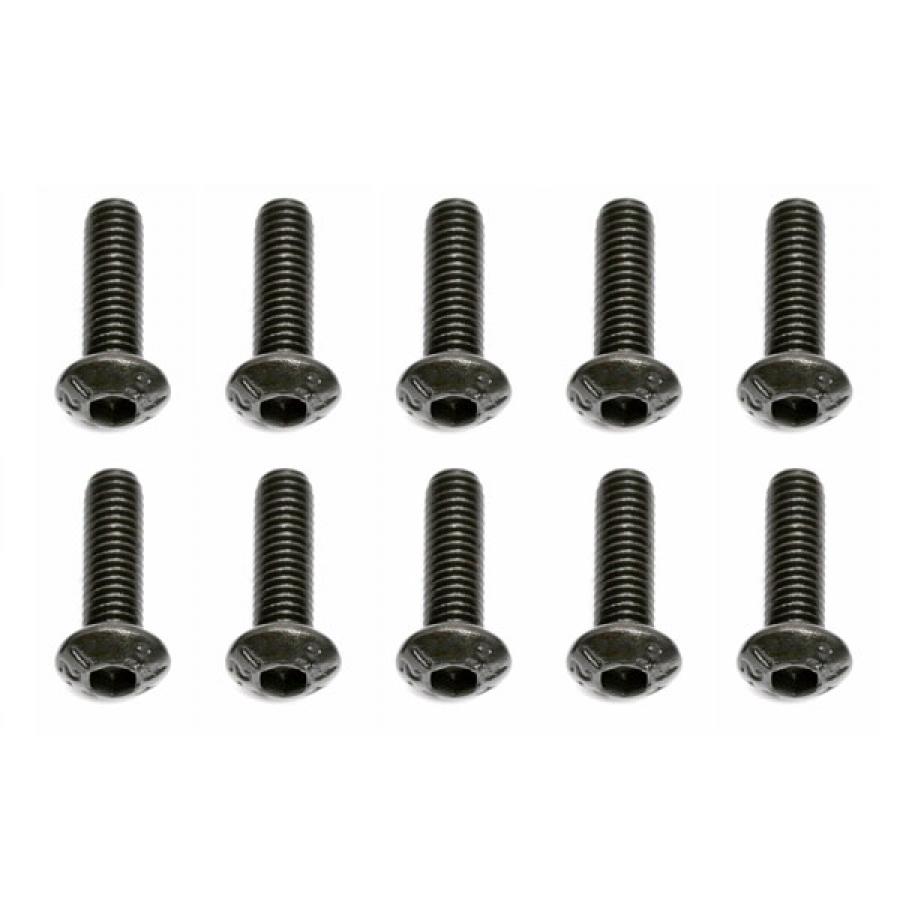 Team Associated M3 X 10 Button Head Hex Screw (10)