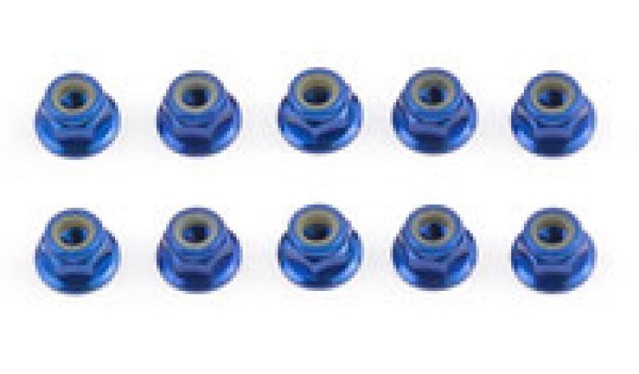 Team Associated Factory Team Blue 4mm Locknut