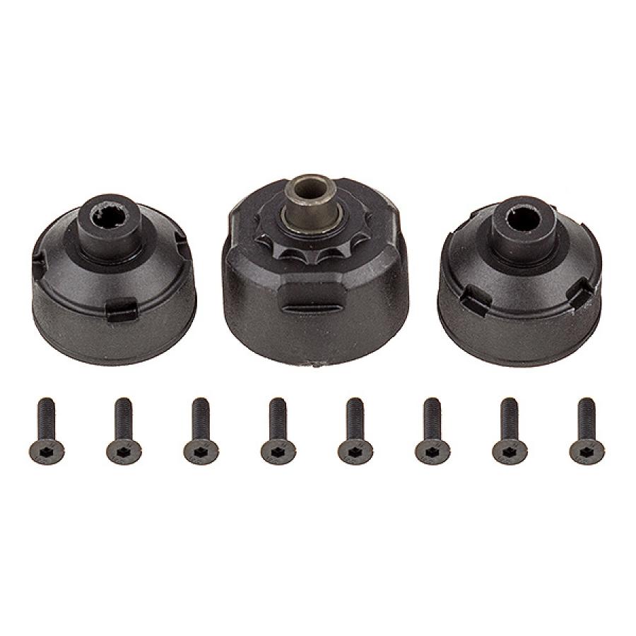 TEAM ASSOCIATED RIVAL MT10 DIFFERENTIAL CASES