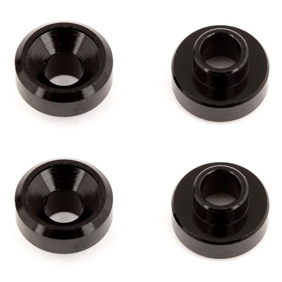 Associated Aluminium Servo Washers Black (4)