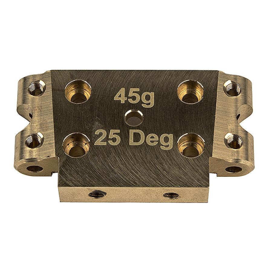 Team Associated Dr10 Ft Brass Front Bulkhead 25 Degree 45G