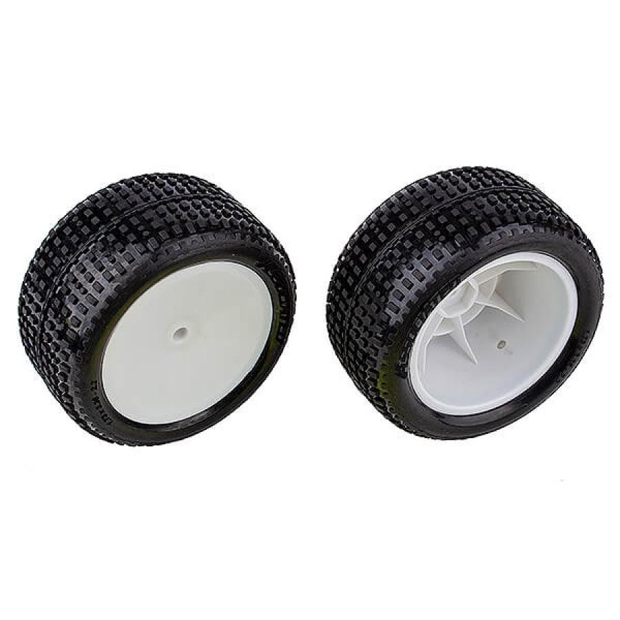 Associated Rb10 Rtr Rear Wheels & Tyres Mounted