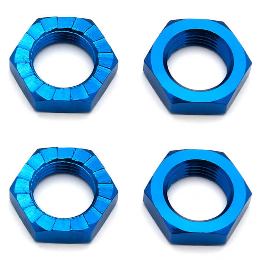 Associated Rc8B3/Rc8B3.1/Rc8B3.2 Wheel Nuts 17Mm Blue (X4)